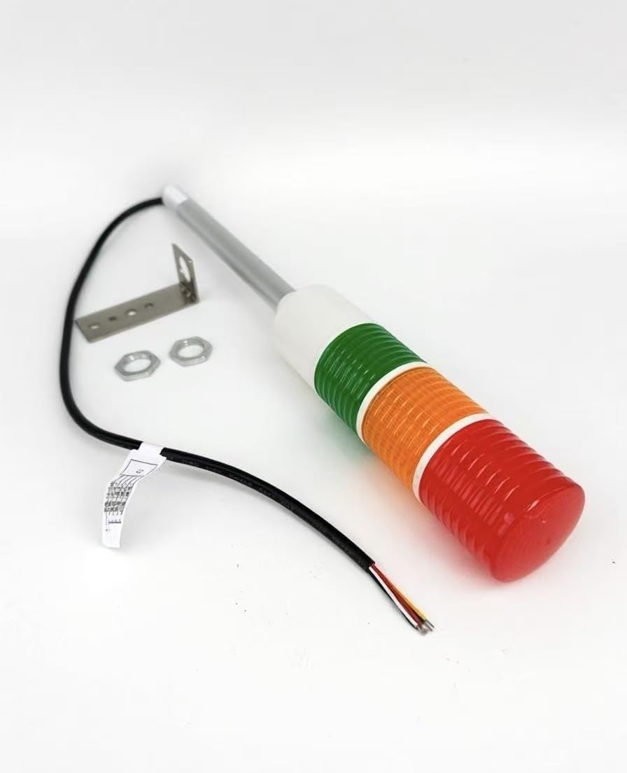 12V DC LED-Warnleuchten Mehrschichtige industrielle Signalleuchten Alarmleuchten Maschinenausrüstung Anzeigeleuchten (3-Lagen)