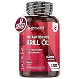 EPA 120mg & DHA 65mg - Laut EFSA tragen Eicosapentaensäure & Docosahexaensäure (EPA und DHA) zur Aufrechterhaltung eines normalen Blutdrucks und Triglyceridspiegels im Blut sowie zur normalen Herzfunktion bei. DHA trägt zusätzlich zur Aufrechterhaltung der normalen Gehirnfunktion und Sehkraft bei. Zudem enthalten unsere Krill Omega 3 Kapseln marine Phospholipide und Astaxanthin für Ihre optimale Unterstützung.