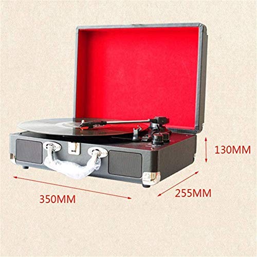Tourne-Disque Gramophone rétro avec Haut-parleurs sans Fil, Plateau tournant Bluetooth à entraînement par Courroie (Noir… - Les Beatles, Paul McCartney, John Lennon, RIngo Starr, George Harrison Tourne-Disque Gramophone rétro avec Haut-parleurs sans Fil, Plateau tournant Bluetooth à entraînement par Courroie (Noir… – Image 7