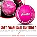 Franklin Sports unisex youth Left Handed Thrower Franklin Sports Kids Baseball Gloves RTP Child s Teeball Glove Ball Set Boys Girls Mitt Set, Graphite/Pink, 9.5 US