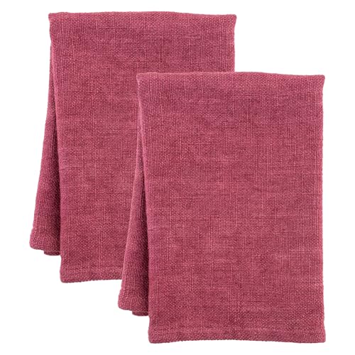 Servilletas de Tela Tamaño Cena Karma Garnet Pack 2 miniatura 1