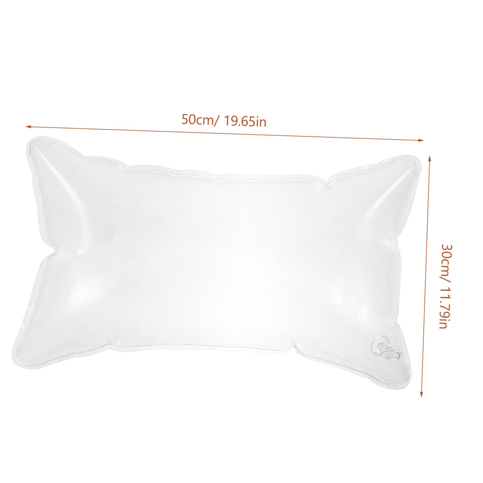 Alipis Inflatable Pillow Insert Water Resistant Travel Cushion for Camping and Outdoor Use Transparent Couch Filler Portable and Air Pillow