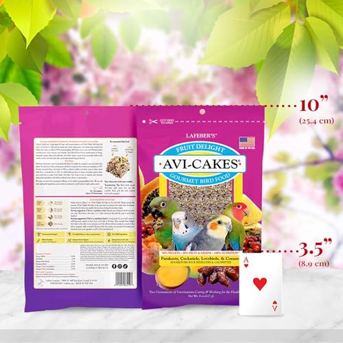 Lafeber's Fruit Delight Avi-Cakes for Small Birds 8 oz - Image 6