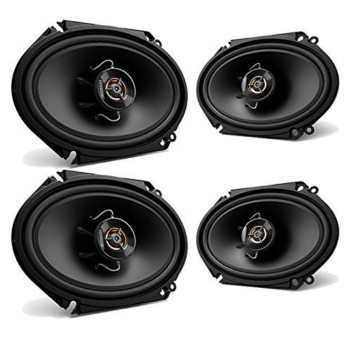 Kenwood 1 X 4 New kenwood kfc-c6865s 6x8 500 watt 2-Way car Audio coaxial Speakers Stereo