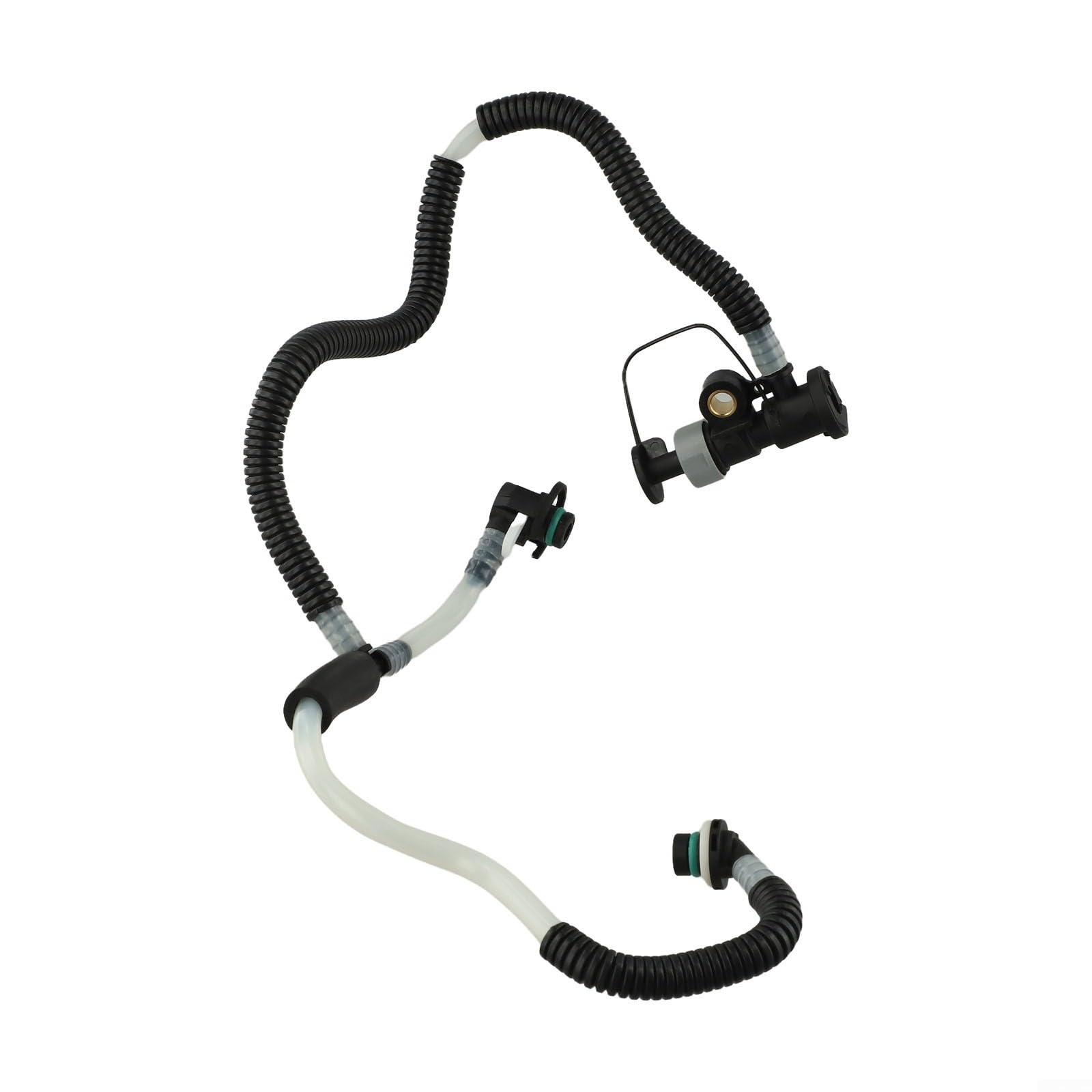 Tubo di ritorno del carburante diesel, tubo per tubo di ritorno del carburante, in plastica, per Mercedes per BENZ W163 ML W203 Classe C W210 Classe E C209 CLK OM612 per CDI Diesel 6110707332, nero