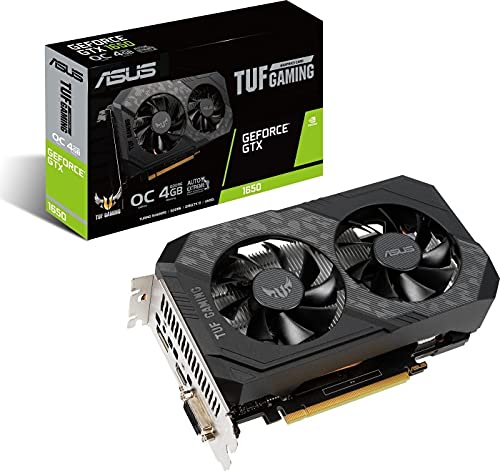 Asus TUF Gaming GeForce GTX 1650 OC Edition 4 GB GDDR6, Scheda Video Gaming, Dissipatore Biventola per Gaming HD, Tecnologia AutoExtreme e chip Turing - Scheda video - Immagine 7