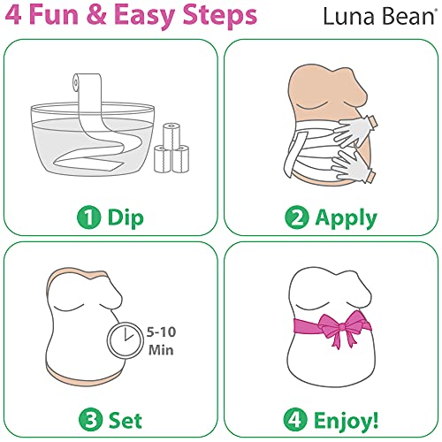 Craft Wrap Plaster Cloth & Plaster Gauze For Hobby Crafts, Belly Cast, Mask Making, Scenery Art - Each Roll Of Plaster Bandages Measures 4 Inch X 5 Yards (8 Pack) #TOP5