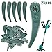 Produktbild 25 Stück Ersatzmesser Plastik Kunststoff Messer Klingen Rasentrimmer Kunststoffmesser für Bosch ART 26-18Li ART 23-18 Li