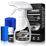 Headlamps are out of alignment - 2016 Ram 1500 Pickup 8 UIERAJKG 2026 New Car Headlight Restoration Kit, No Sanding Headlight Cleaner and Restorer Kit, Head Light Restoring Polish Spray Kits Quickly Remove Headlights Yellowed & Oxidized(1 Pcs)