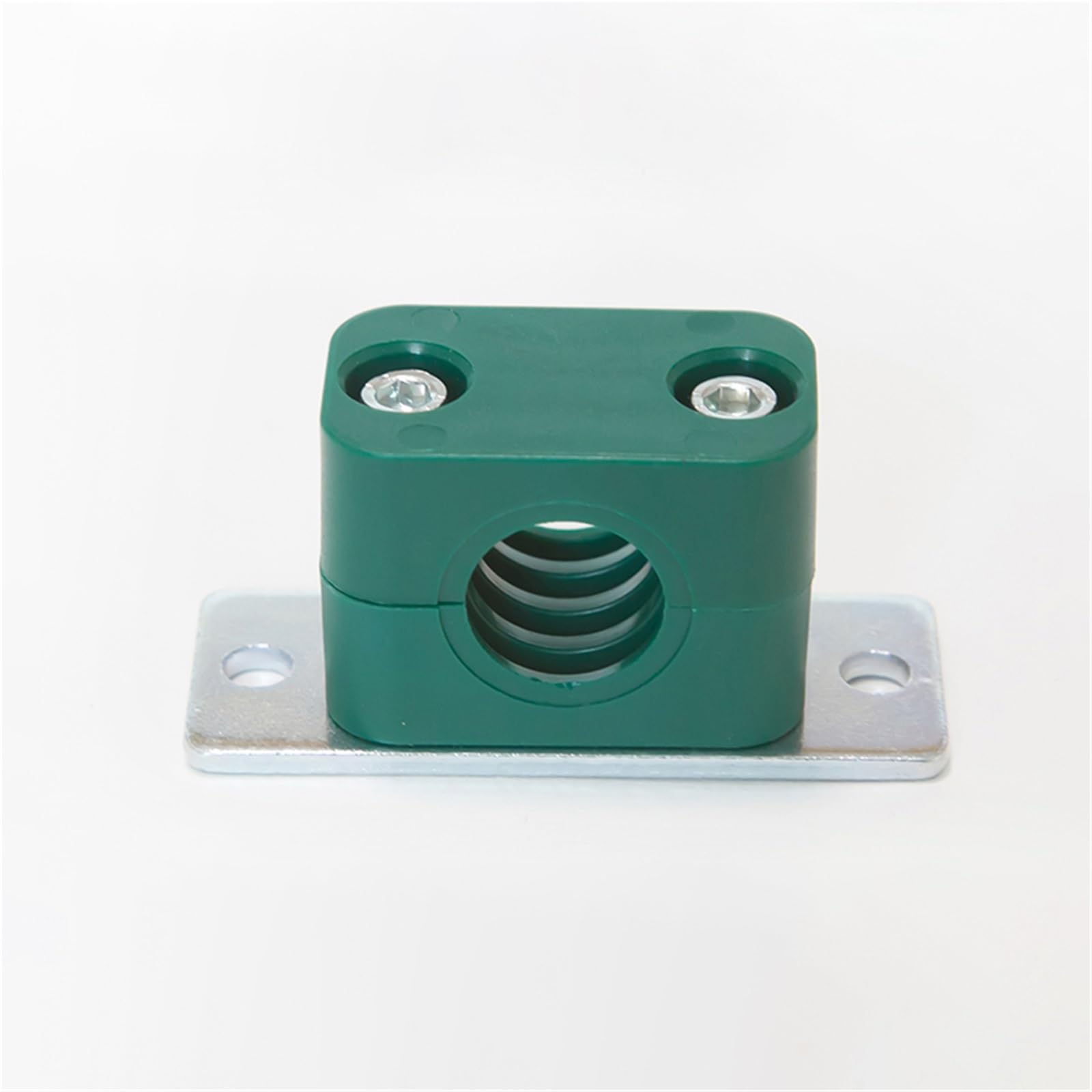3PCS Diameter Pipe Bolted Plastic Clips Clamp Tube Fastener(18mm Diameter Pipe)