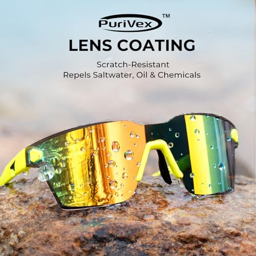 Image of KastKing Tarkio Polarized Fishing Sunglasses, One Piece PC Lens Rimless