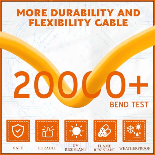 Image of Tellegloww NEMA 6-30P to 6-50R Welder Adapter Cord, 30 Amp 3 Prong Male Plug to 3 Prong Female Receptacle Dryer Welder Power Cord Adapter, STW 10 AWG /3C, 1FT, ETL Listed
