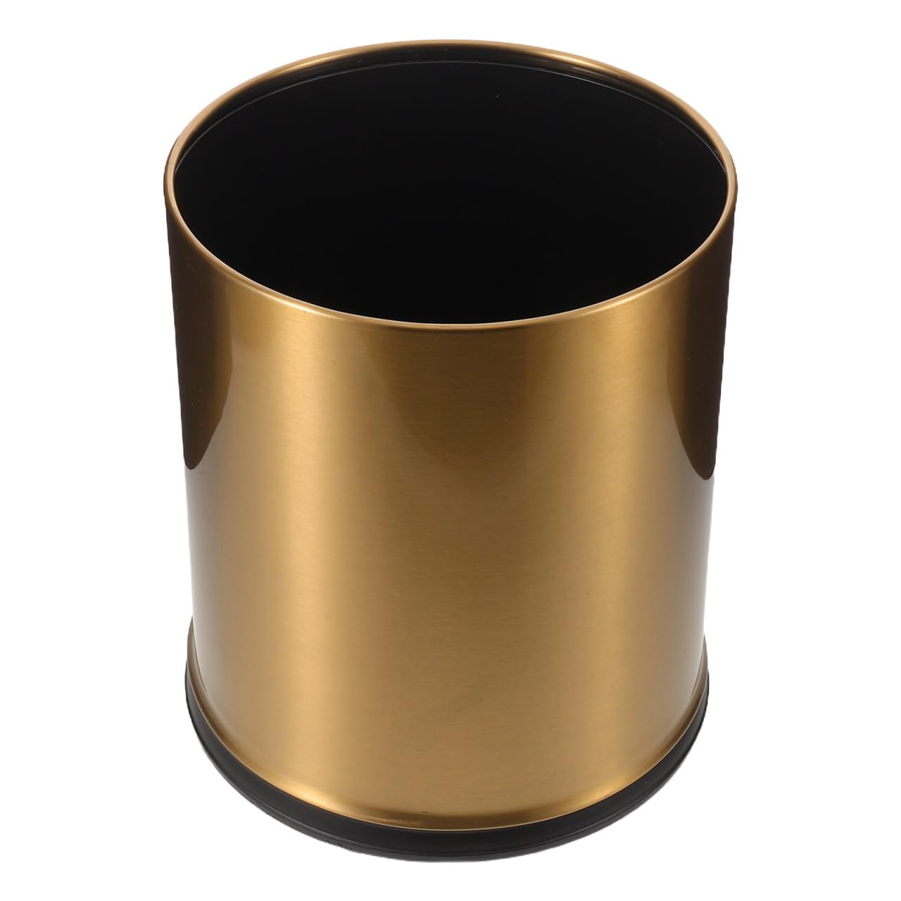 Cubo de Basura Pequeño Dorado de Acero Inoxidable 10l 3