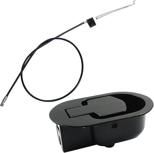 Piezas de repuesto de metal para reclinables con cable, palanca de liberación reclinable resistente, color negro, piezas de repuesto compatibles con disponible en Yaxa Peru