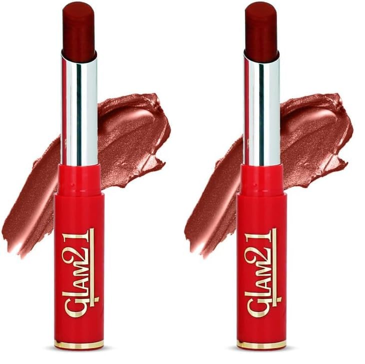 Image of Glam21 Matte Pro Ink Non Transfer Lipstick | Long Lasting | Ultra Pigmented |15 Wicked Wine (Pack of 2)