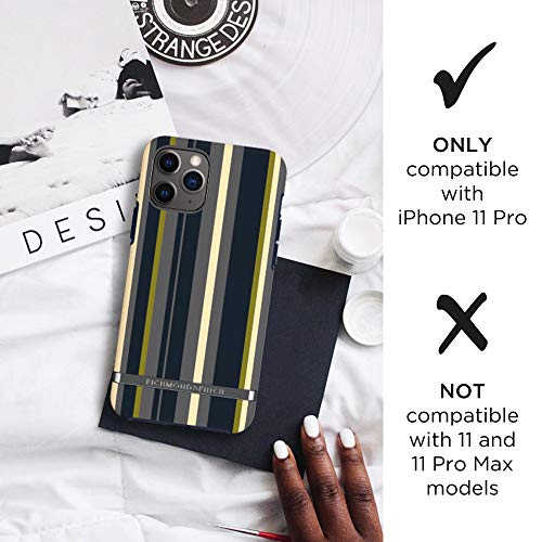 Coque iPhone 11 Pro anti-choc Richmond & Finch rayures bleu - 2