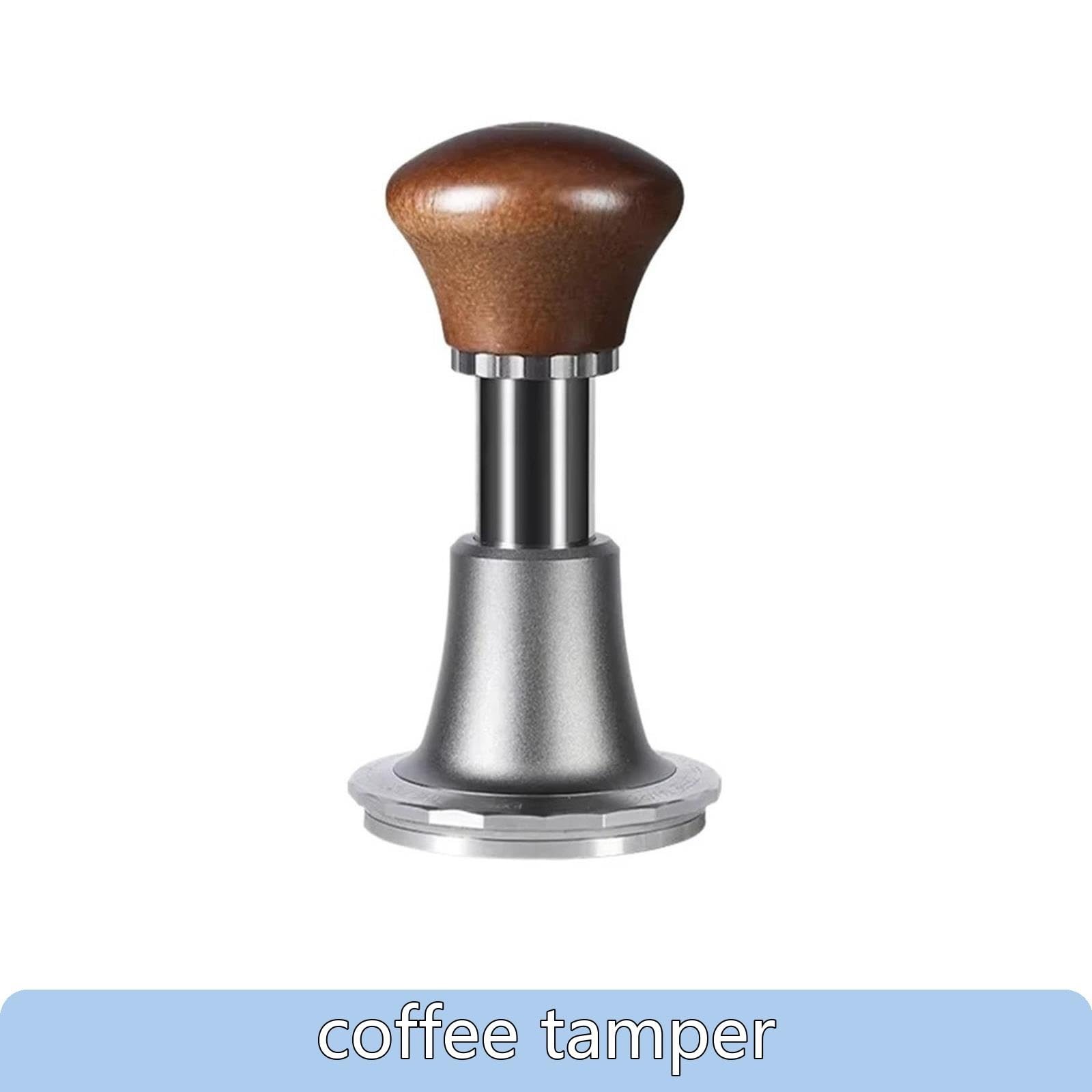 Pressino for Caffè Da 51-58 Mm, Compatibile for Hero Sword, Pressa for Caffè In Polvere Macchina for Caffè Espresso Ritorno Elastico Ritorno Automatico A Forza Costante(51mm screw thread)