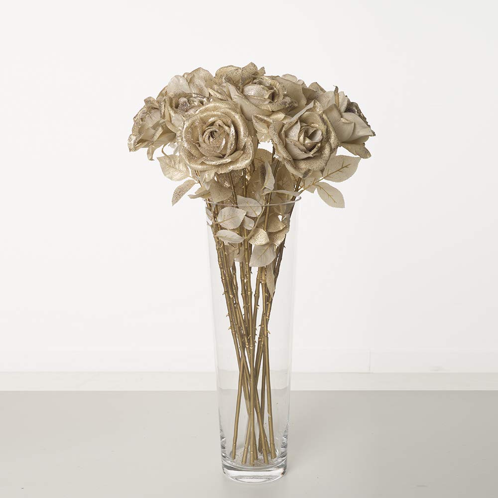 Express Flor, 1 x Artificial Roses Glitter Effect in the Dark