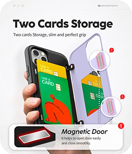 Étui portefeuille iPhone 12 double couche pour éviter les rayures