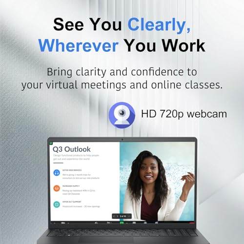 Image of Dell Inspiron 15.6 inch FHD Laptop Computer | Intel Core i5 CPU | 8GB RAM | 256GB SSD | Wi-Fi & HD Webcam | Anti-Glare Display for Business & School | Numeric Keyboard | Long Battery Life