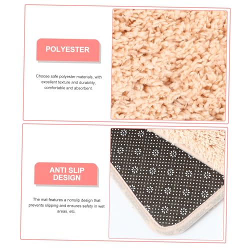 Tapis de bain lavable ultra doux Mobestech absorbant à eau pour douche