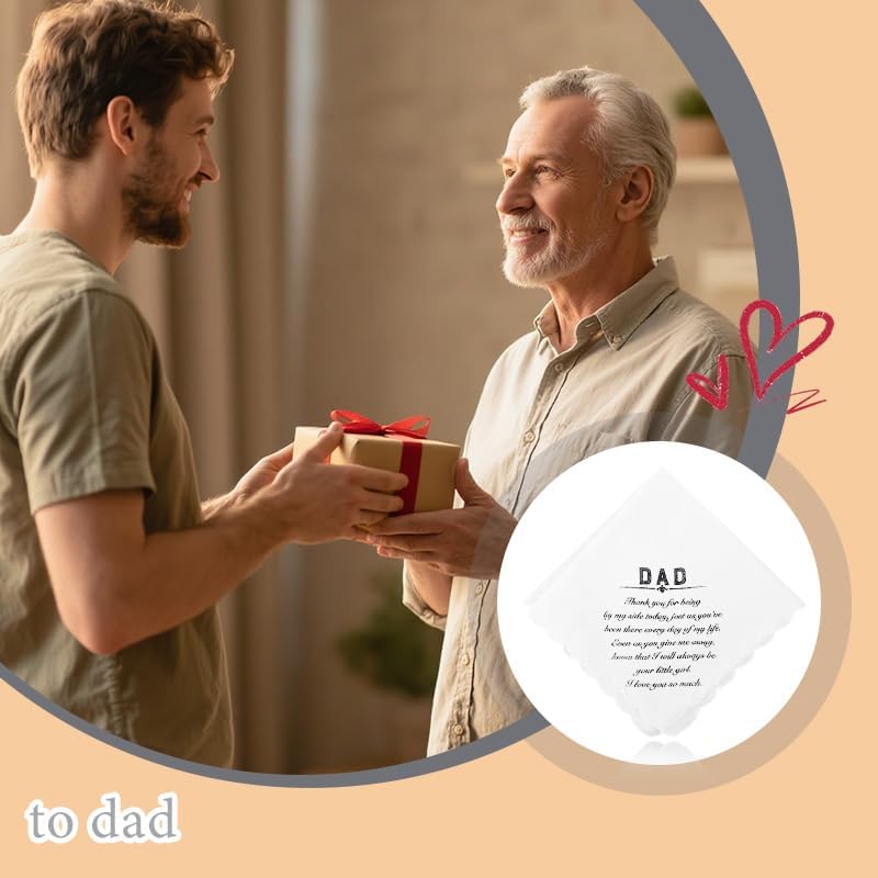 Wedding Handkerchief for Mom Mother in Law Dad Father in Law - Image 6