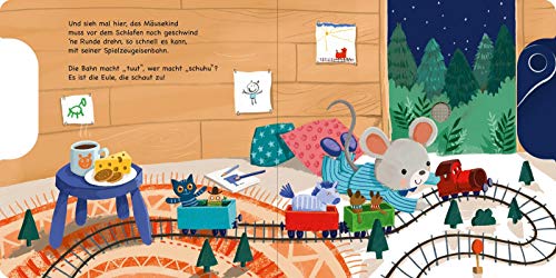 Schuhu, schuhu, nun schlaf auch du!: Schieber und 11 Sounds | Ein innovatives Schieber-Soundbuch für die Kleinsten ab 18 Monaten