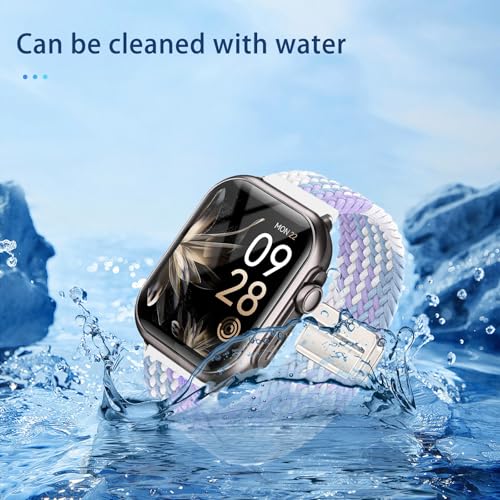 Correa de nylon para reloj RUXINGX G62 ajustable violeta miniatura 4