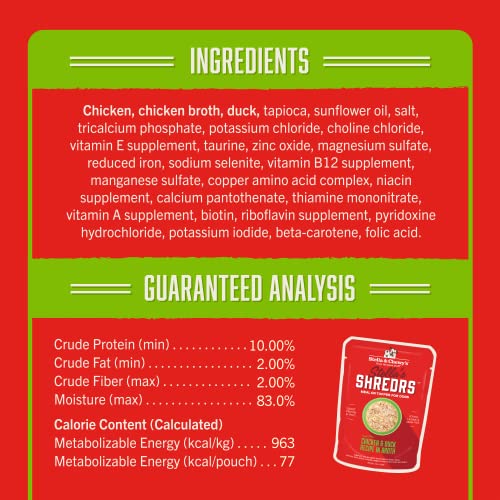 Stella & Chewy's Cage Free Chicken & Duck Shredrs - Premium Dog Food Pouches - Perfect for Picky Eaters- 24 Pack, 2.8oz Each - image 5