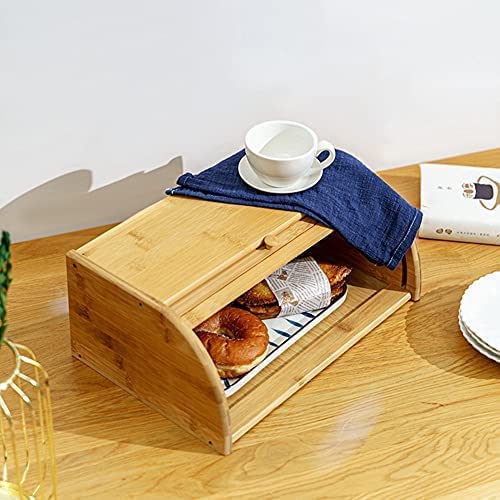 Amazon.co.jp: ブレッドケース ブレッドボックス 竹製42*29*22CM/41.5