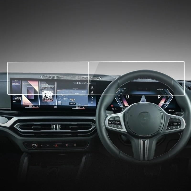 Verre trempé i4 2022 anti-rayures pour affichage navigation voiture