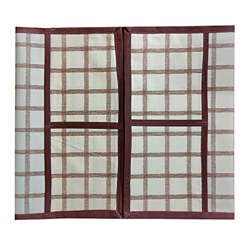 Image of KANUSHI Industries Microwave /Oven Top Cover with 4 Utility Pockets (VAR1-MICRO-NW-NEW-03-TOP)