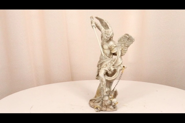 Amazon.com: Ebros Ivory Finish Holy Archangel Saint Michael