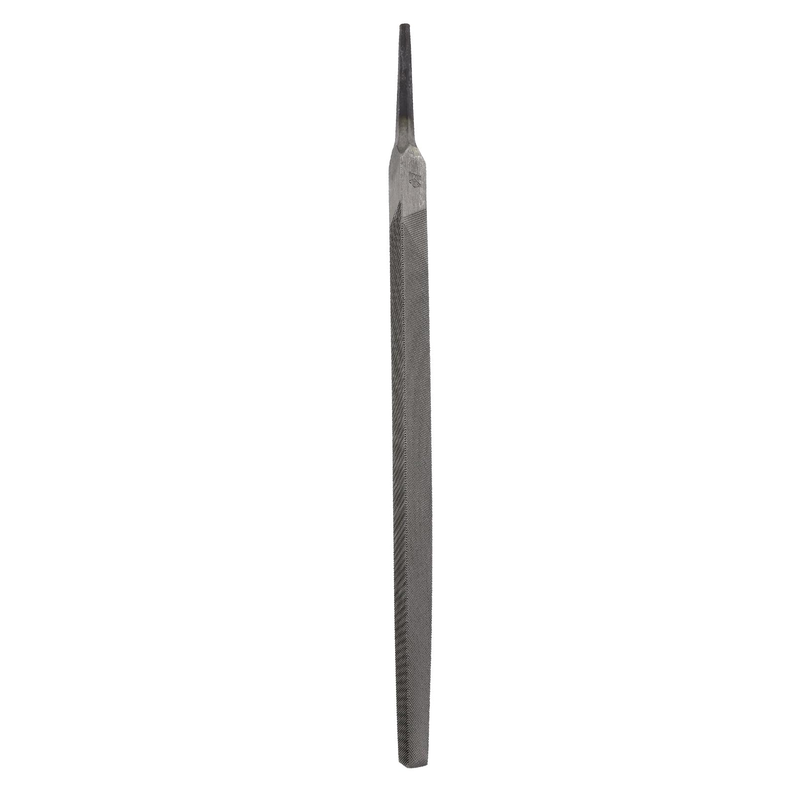 HARFINGTON Triangle Medium Teeth Cut File 8" Double Cut Teeth High Carbon Steel Hand Rasp File Without Handle for Metal Wood Deburring Removing