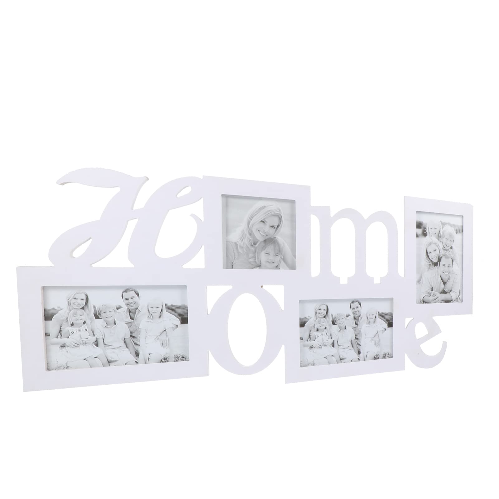 Wall Family Photo Frames Decor: Home Letter Picture Frame DIY Family Photo Frames Personalized Family Photo Frame Shows for Home Decor