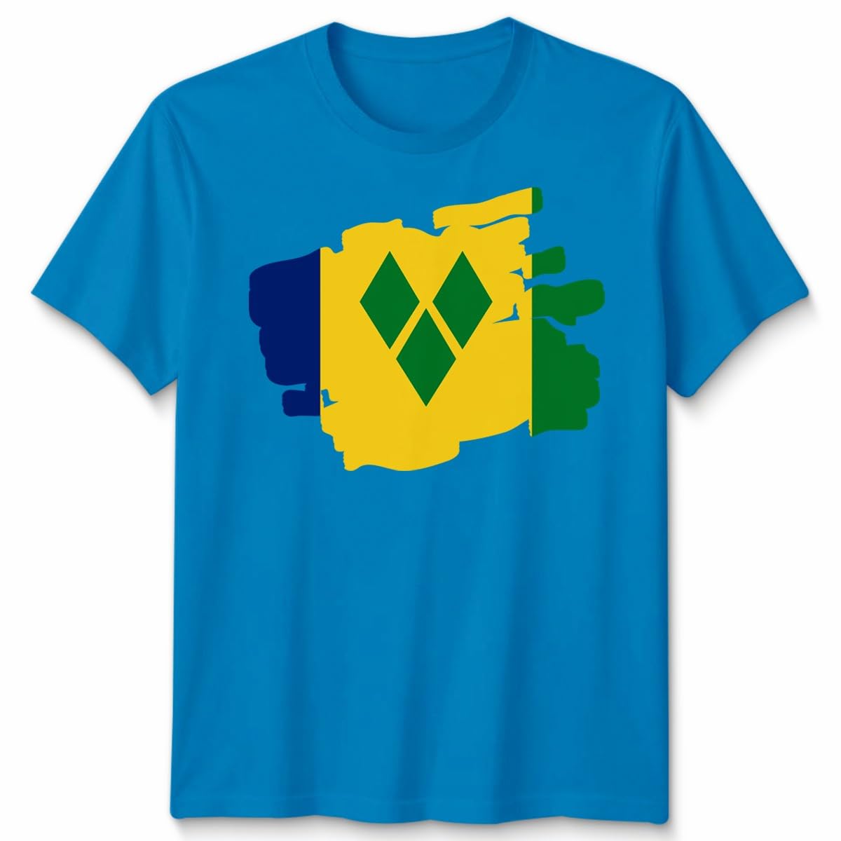 D&T Torn Saint Vincent and Grenadines Flag Football Unisex Tshirt Unisex XL
