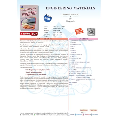 Image of Engineering Materials By Rangwala