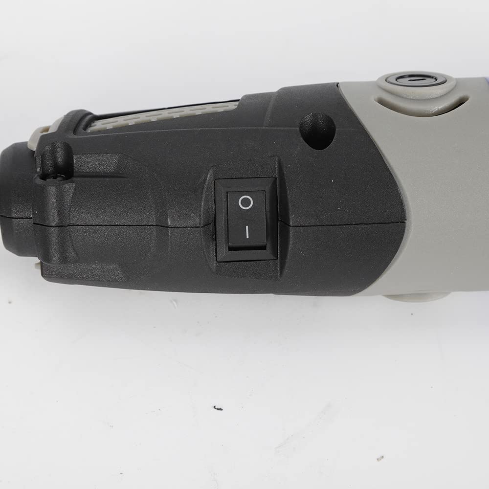 Herramienta multifunción eléctrica de 400 W, Multiherramienta, Herramienta Bricolaje, herramienta rotativa, 6 velocidades variables, 5000 – 28000 r/m, para taladrar, grabar, pulir, eliminar óxido