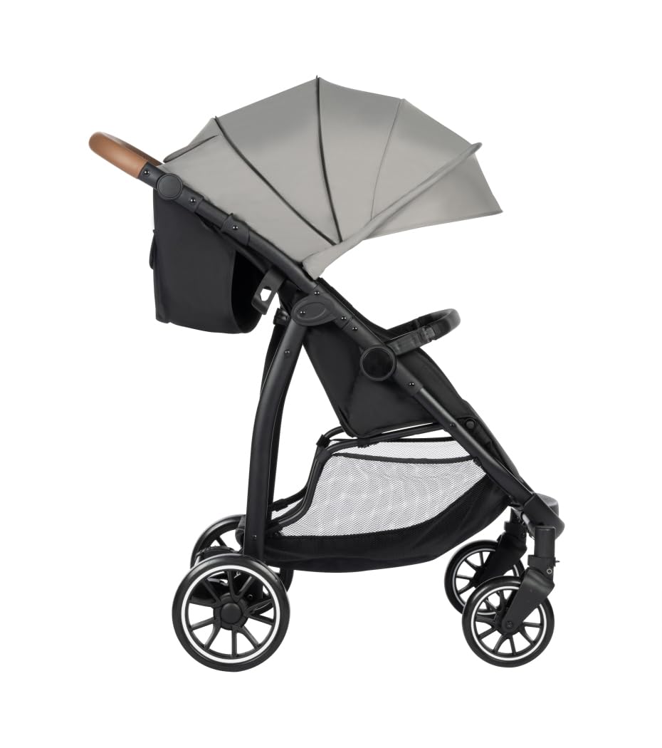 Bebeconfort Ingenious, Passeggino canna compatto, comfort con posizione sdraiata, dalla nascita ai 4 anni, fino a 22 kg, Tinted Grey