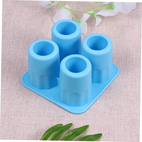 Molde de silicona para cubitos de hielo en forma de vaso 3 pcs miniatura 5