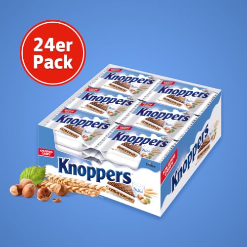 Knoppers, gefüllte Waffelschnitten mit Haselnüssen - 24 x 25 g – Ansicht 2