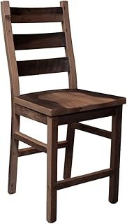 Rustic Red Door Co. Akron Set of 2 Reclaimed Barn Wood Counter Stools, P...