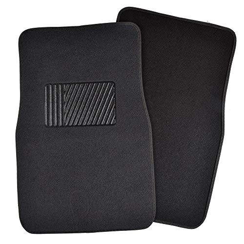 Bdk Mt-120-Dg Interlock Car Floor Mats-Secure No-Slip Technology For Automotive Interiors Inter-Locking Carpet, 4 Piece, Dark Gray #TOP4