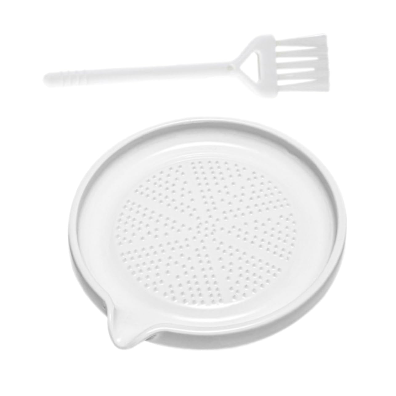 CIYODO 1 Set Garlic Crusher Bowl Manual Food Grinding Tool for Garlic Ginger Easy to Clean Ergonomic Design for Cooking Food Preparation