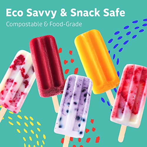 Popsicle Sticks For Crafts 200 Pcs 4.5 Inch Wax Sticks Tongue Depressors Natural Wood Sticks Craft Sticks Popsicle Sticks For Food Ice Cream Sticks Cakesicle Sticks #TOP2