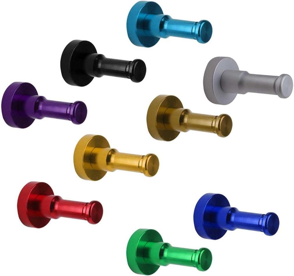 Space Aluminum Single Hat Coat Towel Robe Door Wall Bath Hook Hanger Green