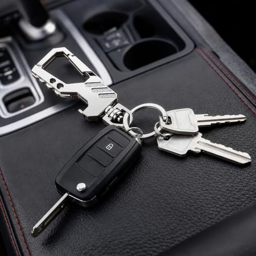 Image of Storite Metal Keychain for Men & Women | Premium Decorative Key Ring | Stylish Key Holder for Car, Bike, Home & Office Keys