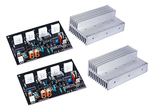 Image of AUDIO LITE 200W Mono Amplifier Board for 2 Pair of 2SC5200+2SA1943 as Main Output TRANSISTORS with (Pack of 4).