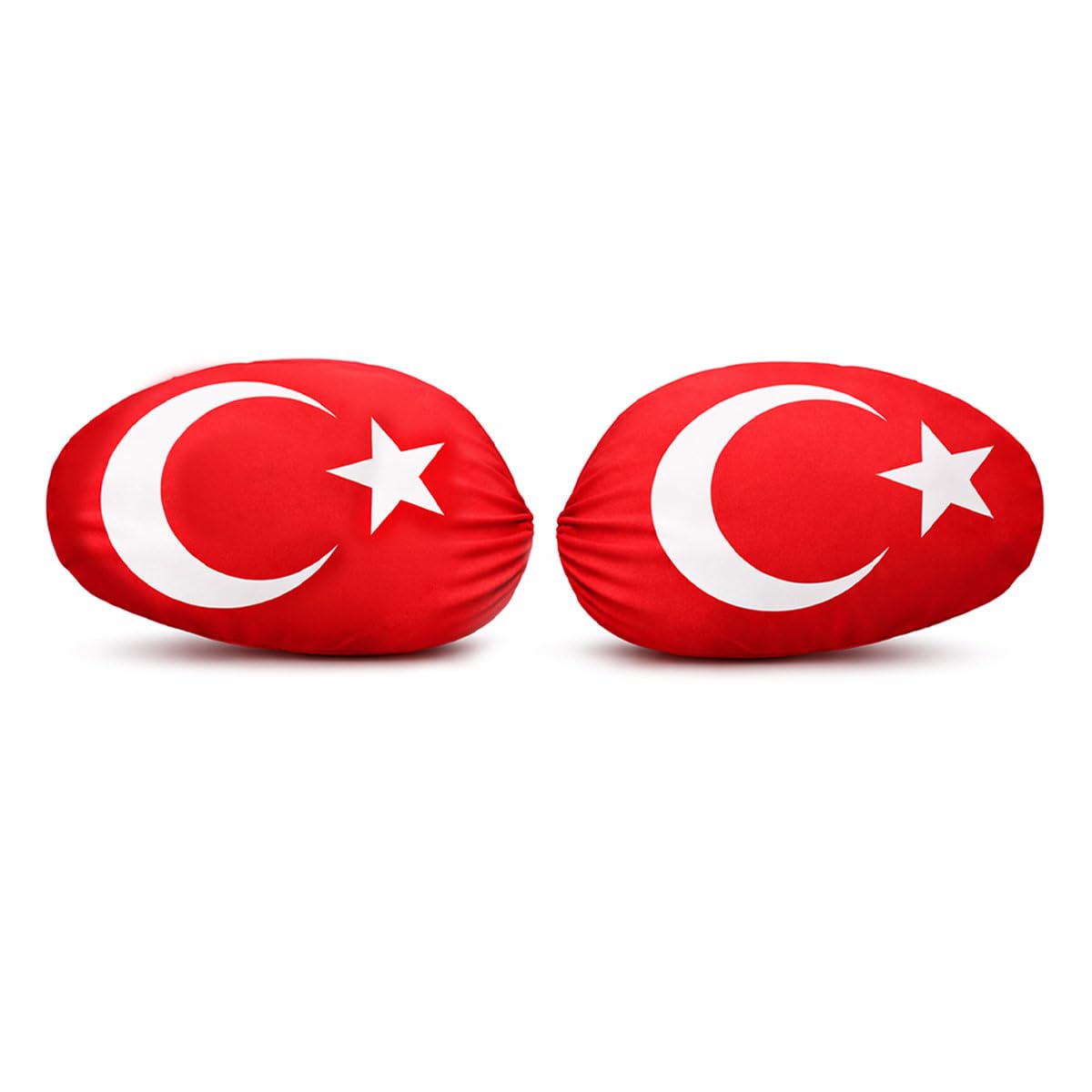 Murago - Türkei Autodeko Fan Set 9-teilig - Autofahnen Fahne Flagge Auto Bayrak Fanartikel WM Spiegelfahne Autofensterfahne