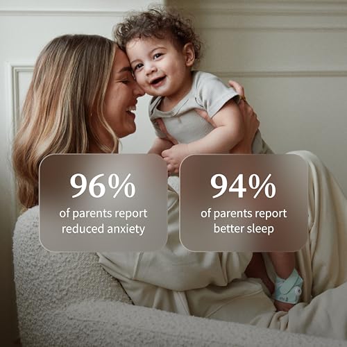 Image of Owlet Dream Sock - Smart Baby Monitor View Heart Rate and Average Oxygen O2 as Sleep Quality Indicators. Wakings, Movement, and Sleep State. Digital Sleep Coach and Sleep Assist Prompts - Mint